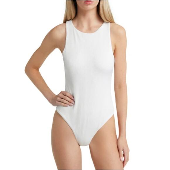 New ~ BP. NORDSTROM ~ Butter Tank Bodysuit Size M - Picture 1 of 9